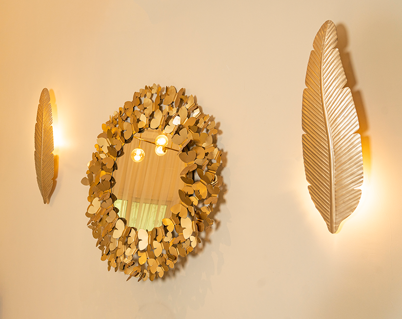 Gold Circle Mirror - La Joie