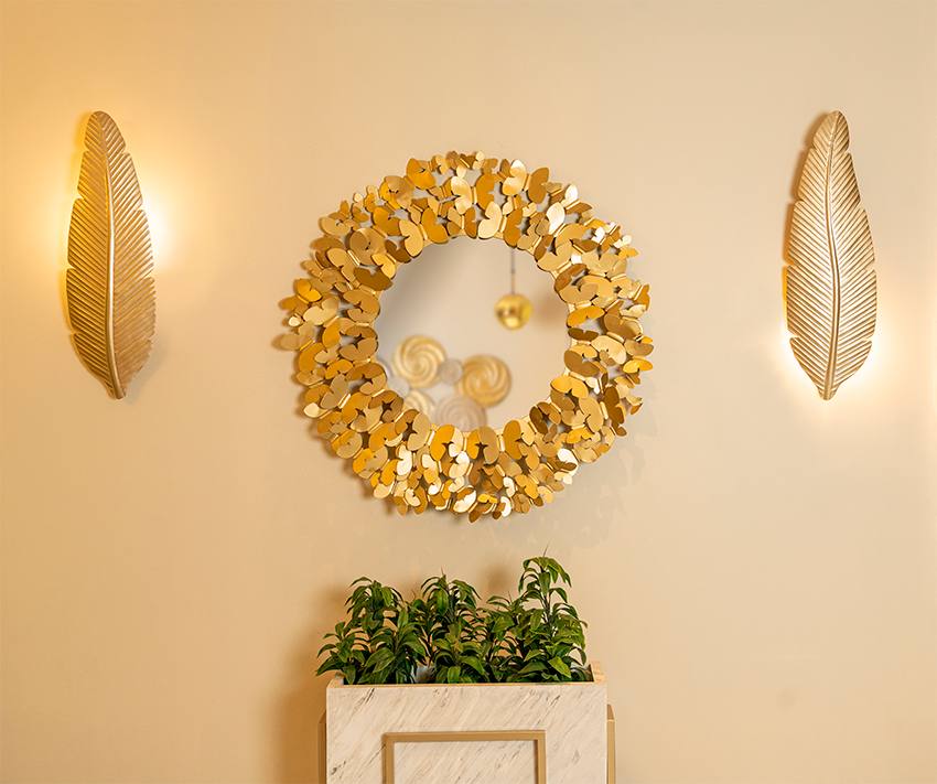 Gold Circle Mirror - La Joie