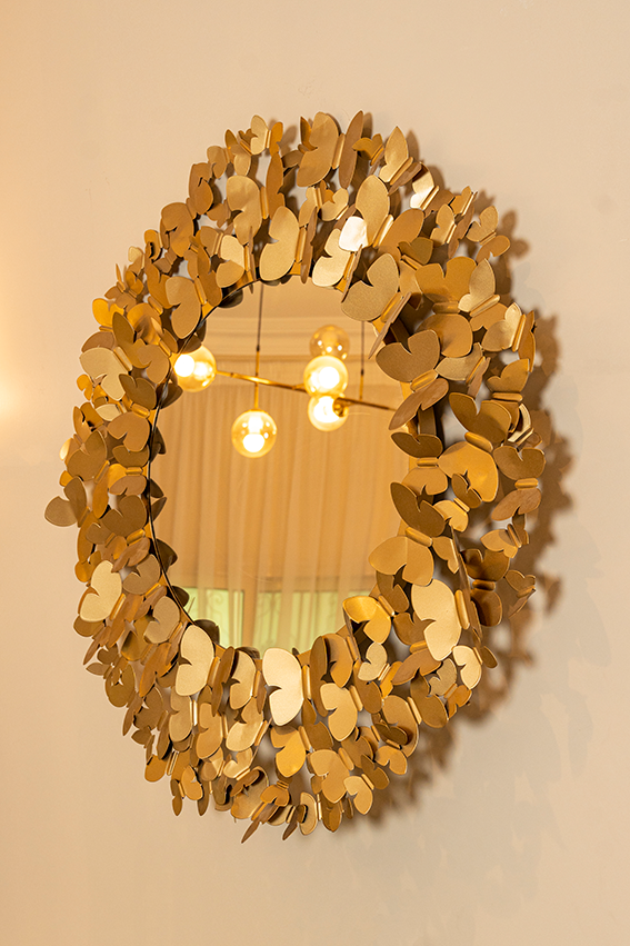 Gold Circle Mirror - La Joie